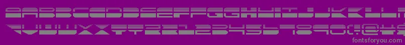 quickmarkhalf Font – Gray Fonts on Purple Background