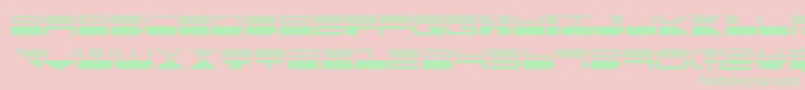 quickmarkhalf Font – Green Fonts on Pink Background