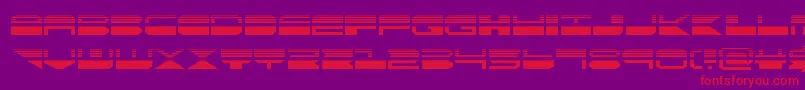 quickmarkhalf Font – Red Fonts on Purple Background