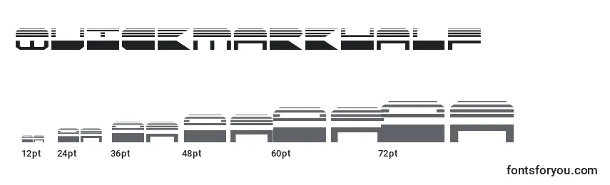 Quickmarkhalf (137901) Font Sizes