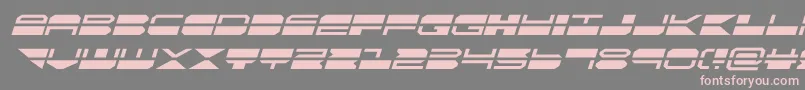 quickmarkital Font – Pink Fonts on Gray Background