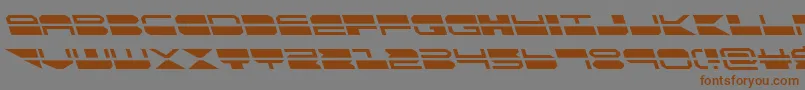 quickmarkleft Font – Brown Fonts on Gray Background
