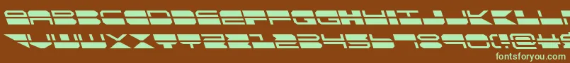 fuente quickmarkleft – Fuentes Verdes Sobre Fondo Marrón