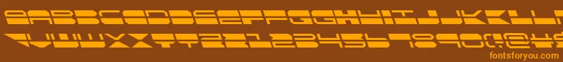 quickmarkleft Font – Orange Fonts on Brown Background