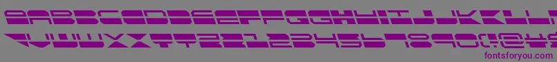 quickmarkleft Font – Purple Fonts on Gray Background