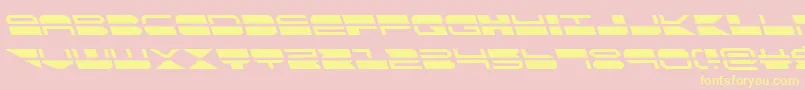 quickmarkleft Font – Yellow Fonts on Pink Background