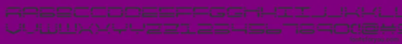 quickquick Font – Black Fonts on Purple Background