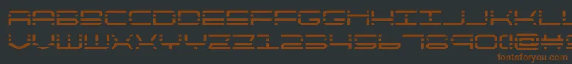 Шрифт quickquick – коричневые шрифты на чёрном фоне