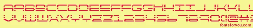 quickquick Font – Red Fonts on Yellow Background