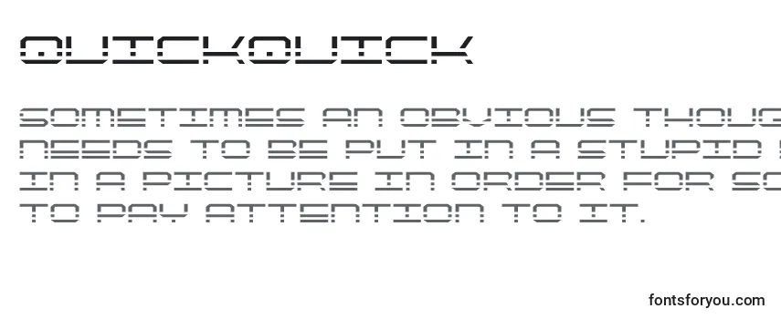 Quickquick (137913) Font