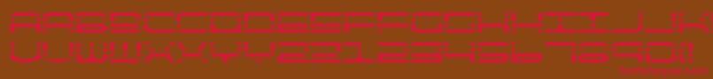 quickquick Font – Red Fonts on Brown Background