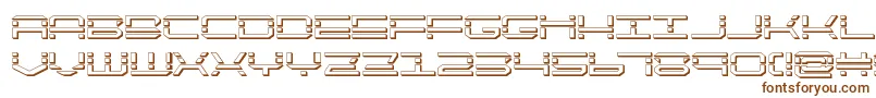 quickquick3d Font – Brown Fonts on White Background