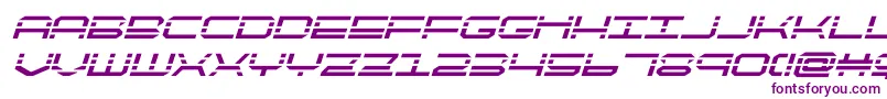 quickquickboldital Font – Purple Fonts on White Background