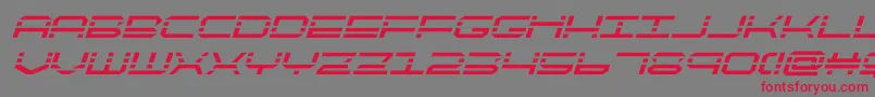 Weitere Informationen zur quickquickboldital-Schriftart quickquickboldital-Schriftart – Rote Schriften auf grauem Hintergrund