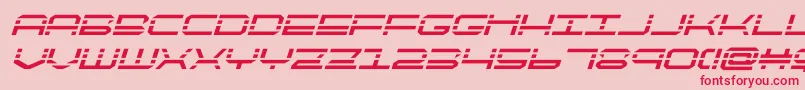 quickquickboldital Font – Red Fonts on Pink Background