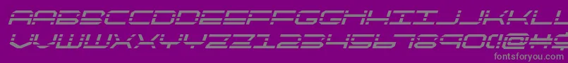 Police quickquickboldital – polices grises sur fond violet