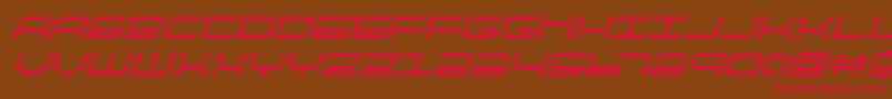 Шрифт quickquickboldital – красные шрифты на коричневом фоне