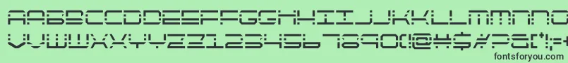 Шрифт quickquickcond – чёрные шрифты на зелёном фоне