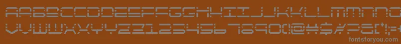 Шрифт quickquickcond – серые шрифты на коричневом фоне