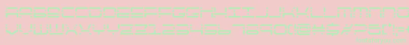 Шрифт quickquickcond – зелёные шрифты на розовом фоне