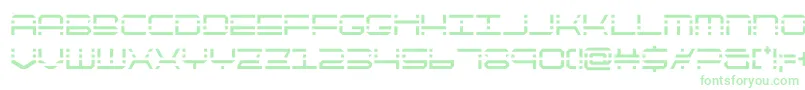 Шрифт quickquickcond – зелёные шрифты