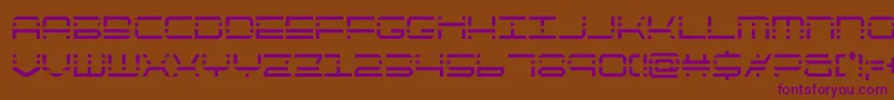 Шрифт quickquickcond – фиолетовые шрифты на коричневом фоне