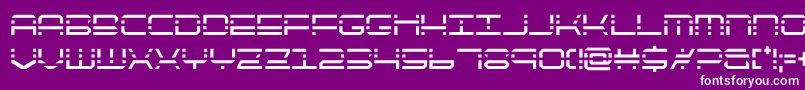 フォントquickquickcond – 紫の背景に白い文字