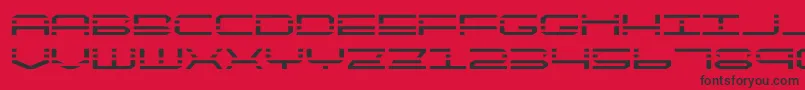 quickquickexpand Font – Black Fonts on Red Background