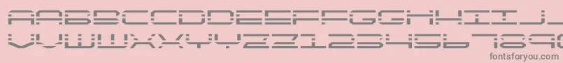quickquickexpand Font – Gray Fonts on Pink Background