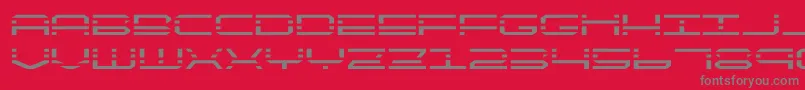 quickquickexpand Font – Gray Fonts on Red Background