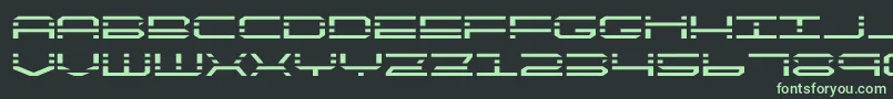 Шрифт quickquickexpand – зелёные шрифты на чёрном фоне