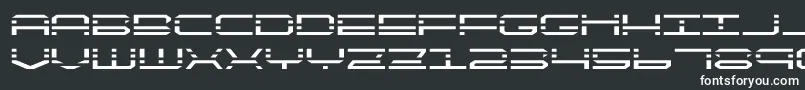quickquickexpand Font – White Fonts on Black Background