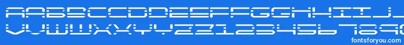 フォントquickquickexpand – 青い背景に白い文字