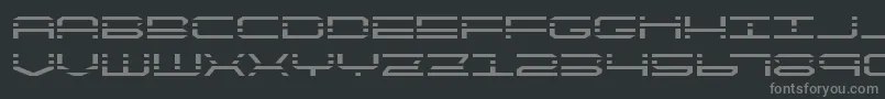 Шрифт quickquickexpand – серые шрифты на чёрном фоне