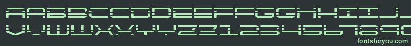 Шрифт quickquickexpand – зелёные шрифты на чёрном фоне