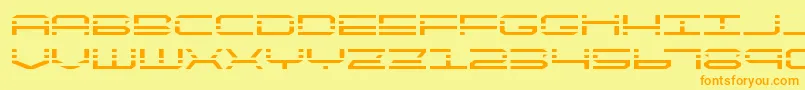 Шрифт quickquickexpand – оранжевые шрифты на жёлтом фоне