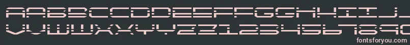 フォントquickquickexpand – 黒い背景にピンクのフォント