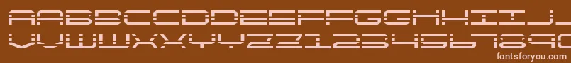フォントquickquickexpand – 茶色の背景にピンクのフォント