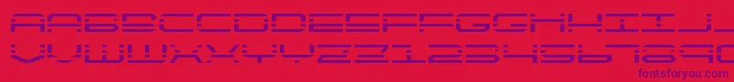 quickquickexpand Font – Purple Fonts on Red Background