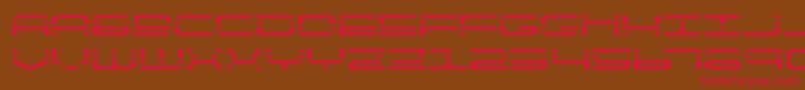 quickquickexpand Font – Red Fonts on Brown Background