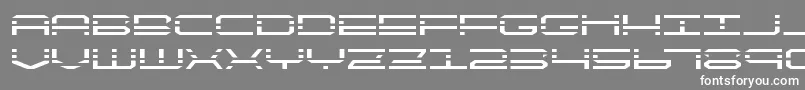 quickquickexpand Font – White Fonts on Gray Background