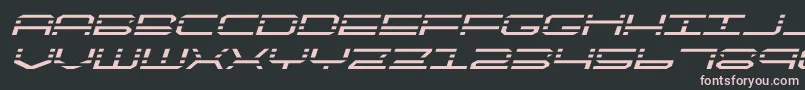 フォントquickquickexpandital – 黒い背景にピンクのフォント