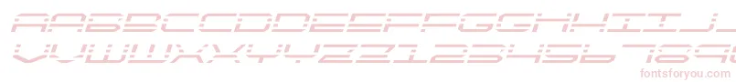 quickquickexpandital Font – Pink Fonts on White Background