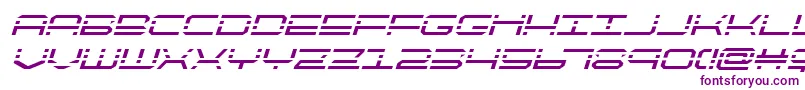 quickquickital Font – Purple Fonts on White Background