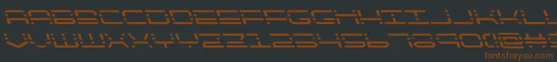 Шрифт quickquickleft – коричневые шрифты на чёрном фоне