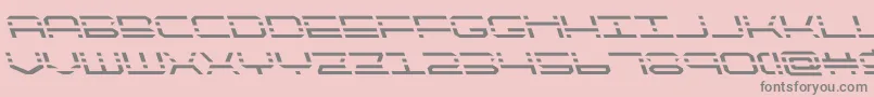 quickquickleft Font – Gray Fonts on Pink Background