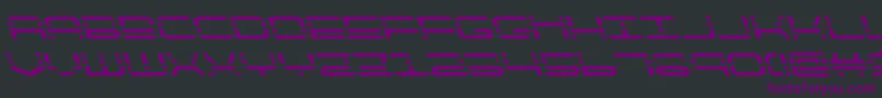 Шрифт quickquickleft – фиолетовые шрифты на чёрном фоне