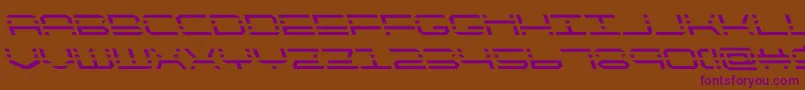Шрифт quickquickleft – фиолетовые шрифты на коричневом фоне