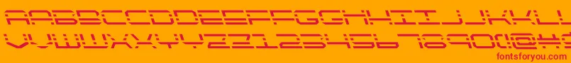 quickquickleft Font – Red Fonts on Orange Background