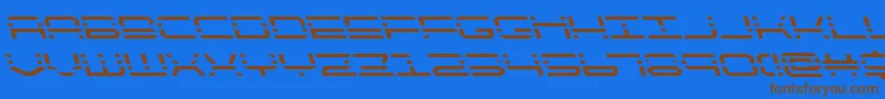 More about quickquickleft Font quickquickleft Font – Brown Fonts on Blue Background